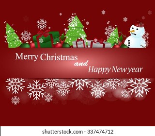 Merry Christmas and Happy New Year Card