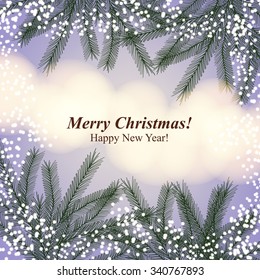 Merry Christmas and Happy New Year Card