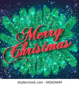 Merry Christmas and Happy New year celebration design.