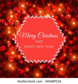 Merry Christmas and Happy New Year Card