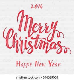 Merry christmas  and happy new year 2016 insignia  and labels for any use