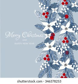 Merry Christmas and Happy New Year Card