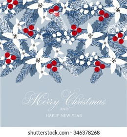 Merry Christmas and Happy New Year Card