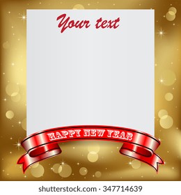 Merry christmas and a happy new year. Background. Vector illustration