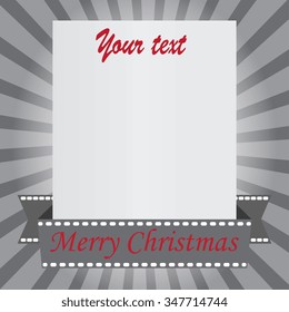 Merry christmas and a happy new year. Background. Vector illustration