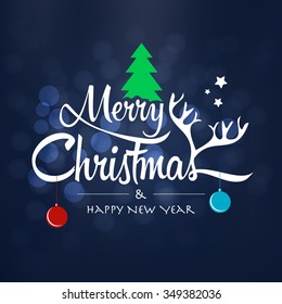 Merry Christmas. Happy new year. Happy Christmas. Calligraphy. Xmas. Typography. Christmas theme. Retro Merry Christmas. Merry christmas and happy new year