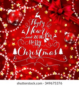 Merry Christmas and Happy New Year Card