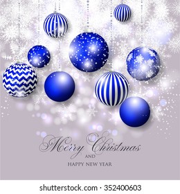 Merry Christmas and Happy New Year Card