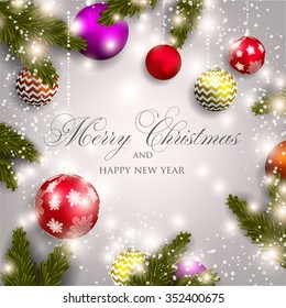 Merry Christmas and Happy New Year Card