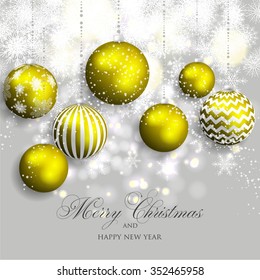 Merry Christmas and Happy New Year Card