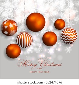 Merry Christmas and Happy New Year Card