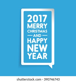 Merry Christmas and Happy new year 2017