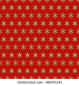 Merry Christmas and Happy New Year 2017. Christmas season hand drawn seamless pattern. Vector illustration. Doodle style. Decorations. Winter holiday backgrounds for design. Deer, snowflakes