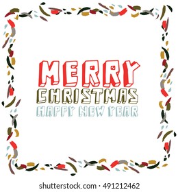 Merry Christmas and Happy New Year Card