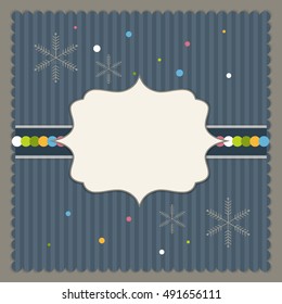Merry Christmas And Happy New Year Card