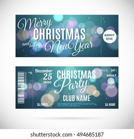 Christmas Party Ticket Template from image.shutterstock.com