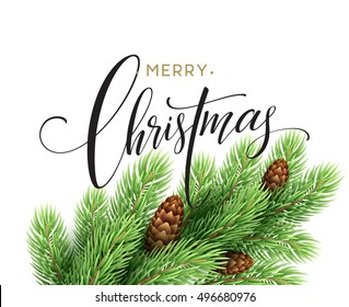 Merry Christmas and Happy New Year 2017 greeting card, vector illustration EPS10