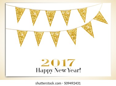 Merry Christmas and Happy New Year background with red and green glitter decoration balls