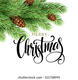 Merry Christmas and Happy New Year 2017 greeting card, vector illustration EPS10