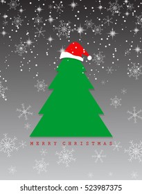 Merry christmas and Happy New Year, Christmas tree