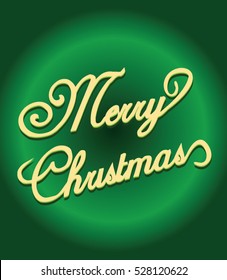 Merry Christmas and Happy New Year greeting card design vector 