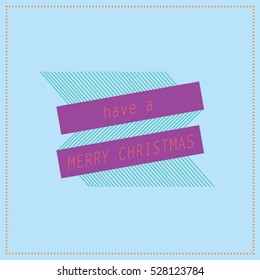 Merry Christmas and Happy New Year greeting card vector design