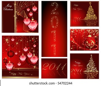 Merry Christmas and Happy New Year collection