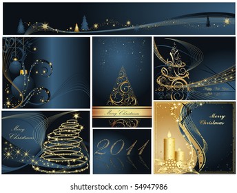 Merry Christmas and Happy New Year collection