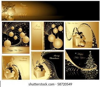 Merry Christmas and Happy New Year collection