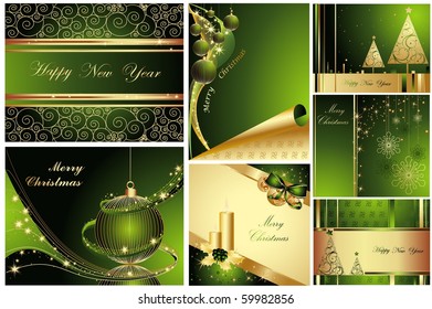 Merry Christmas and Happy New Year collection