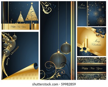 Merry Christmas and Happy New Year collection