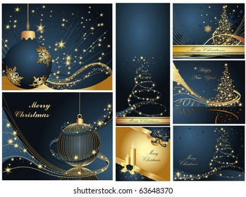 Merry Christmas and Happy New Year collection