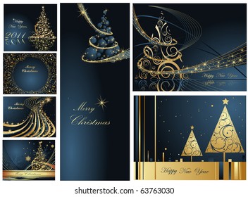 Merry Christmas and Happy New Year collection