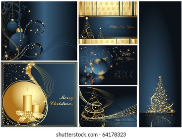 Merry Christmas and Happy New Year collection