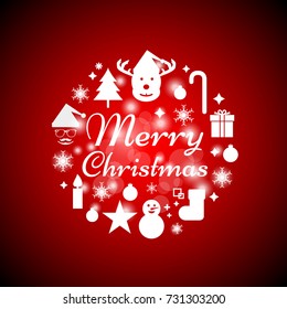 merry christmas and happy new year background