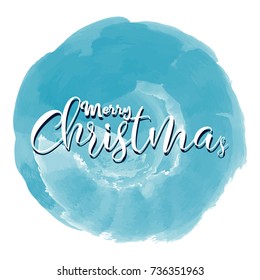 Merry Christmas and Happy New Year greeting card typography flyer template with lettering