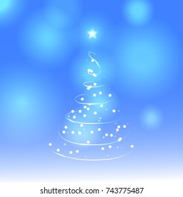 Merry Christmas and Happy New Year Design, vector illustration