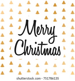 Merry Christmas and Happy New Year 2018 greeting card, vector illustration.