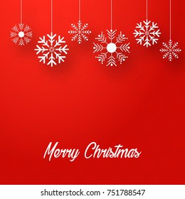 Merry Christmas and Happy New Year 2017 greeting card,Happy Holidays vector illustration.