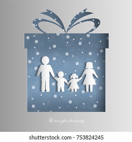 Merry Christmas and Happy New Year 2018 vector and Illustration and abstract Christmas and new year Happy day Christmas and new year The best gift is the family.