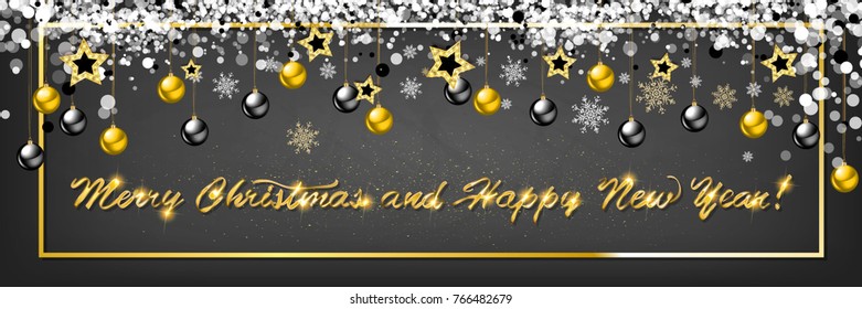 Merry Christmas and happy new year Poster