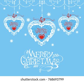 Merry Christmas and Happy New Year Design