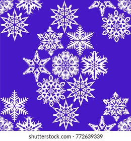 Merry Christmas and Happy New Year seamless background pattern. Will be perfect for wrapping paper, textile, background