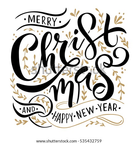 merry christmas happy new year greeting card lettering celebration logo typography - Merry Christmas And Happy New Year Clip Art merry christmas happy new year greeting card lettering celebration logo typography - Merry Christmas And Happy New Year Clip Art