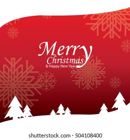 Merry Christmas and Happy new year,card and background ,vector design