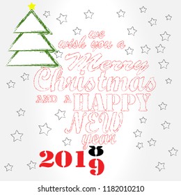 Merry Christmas and Happy New Year.Holidays scene with Christmas bal and decoration.Winter holidays.Happy Holidays.