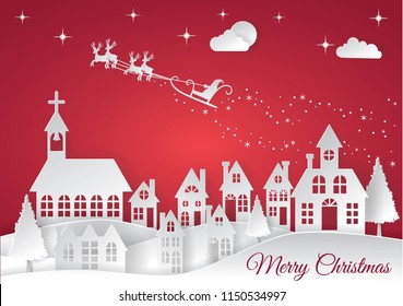 Merry Christmas Happy New Yearvector Illustration Stock Vector (Royalty ...