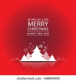 Merry Christmas and Happy new year,vector design