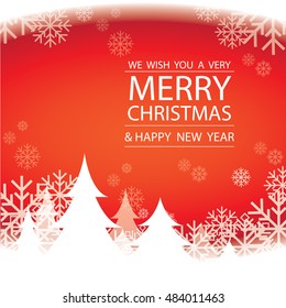 Merry Christmas and Happy new year,vector design