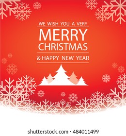 Merry Christmas and Happy new year,vector design